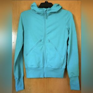 NEW Forever 21 F21 Hoodie Active Wear - Turquoise Sea Green - Small
